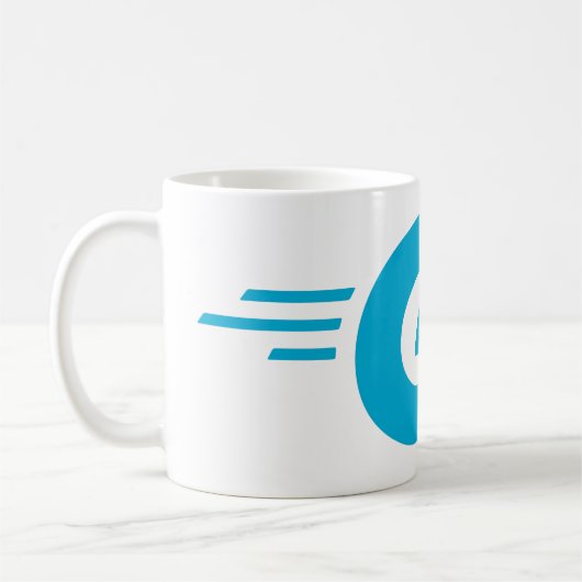 Golang-Logo (Go-Programmiersprache) Kaffeetasse (Links)