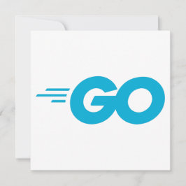 Golang-Logo (Go-Programmiersprache) Karte
