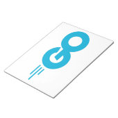 Golang-Logo (Go-Programmiersprache) Notizblock (angewinkelt)