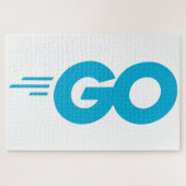 Golang-Logo (Go-Programmiersprache) Puzzle (Horizontal)