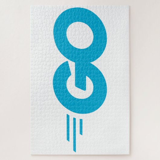 Golang-Logo (Go-Programmiersprache) Puzzle (Vertikal)