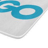 Golang-Logo (Go-Programmiersprache) Schneidebrett (Ecke)