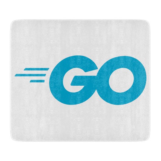 Golang-Logo (Go-Programmiersprache) Schneidebrett (Vorderseite)