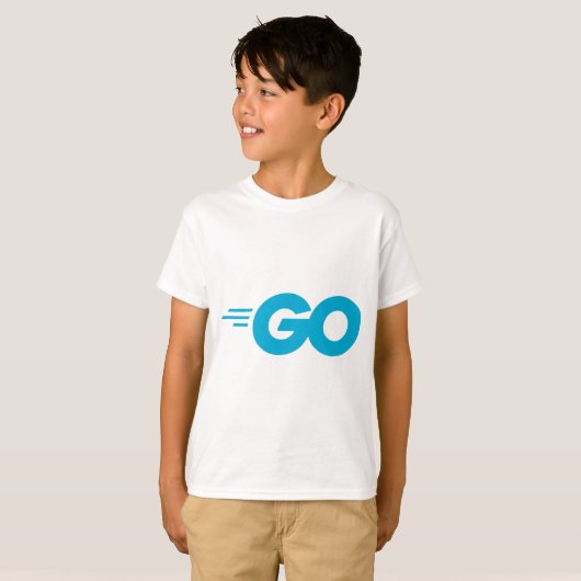 Golang-Logo (Go-Programmiersprache) T-Shirt (Vorne ganz)