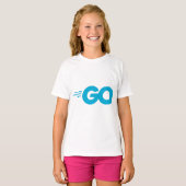 Golang-Logo (Go-Programmiersprache) T-Shirt (Vorne ganz)