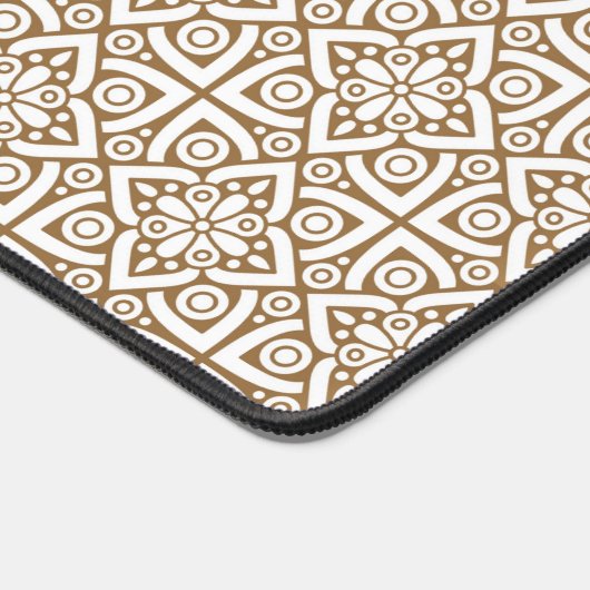 Golarabische Muster-Schreibmatte - Eleganter islam Schreibtischunterlage (Ecke)