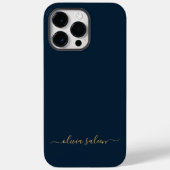 Golblau personalisiert Case-Mate iPhone hülle (Rückseite)