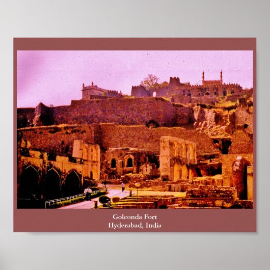 Golconda Fort Poster (Vorne)