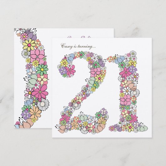 Gold21. Einladung (Vorne/Hinten)