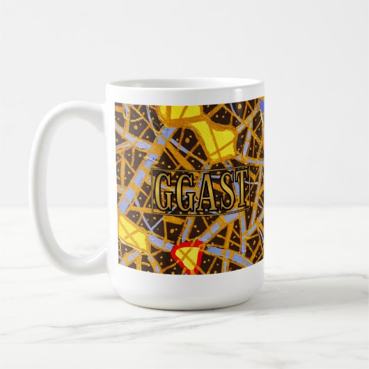 GOLD 11L25 - Artistic Mug - GGAST Kaffeetasse (Links)