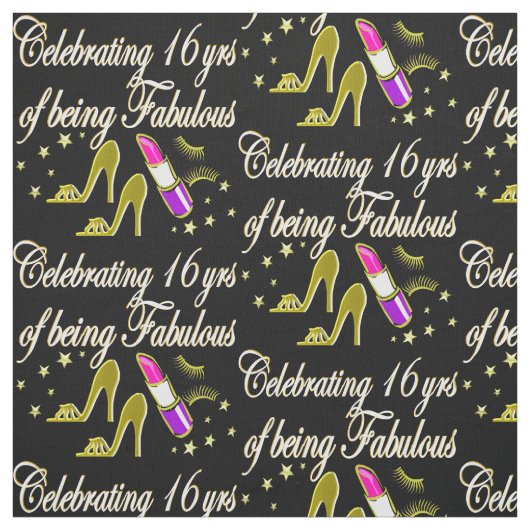 GOLD 16 & FABULOUS DIVA DESIGN STOFF (Muster)