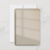 Gold 16 . Geburtstag Vielen Dank Save The Date (Rückseite)