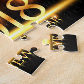 Gold 2018 Frohes neues Jahr Feuerwerk Rätsel Puzzle (Seite)