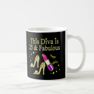GOLD 25 UND FABULOUS DIVA-DESIGN KAFFEETASSE