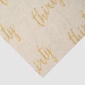 Gold 30 Geburtstagsparty Glitzer "30" Seidenpapier (Detail)