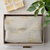 Gold 30 Geburtstagsparty Glitzer "30" Seidenpapier (Geschenk)