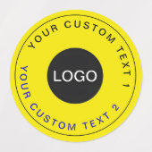 Gold 30 wasserdichte Aufkleber | Benutzerdefiniert (Design 2)