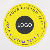 Gold 30 wasserdichte Aufkleber | Benutzerdefiniert (Design 1)