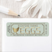 Gold 3D Gerahmtes Eierkarton mit Farm and Hen (Insitu)