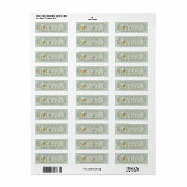 Gold 3D Gerahmtes Eierkarton mit Farm and Hen (Vorne)