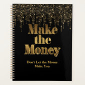 Gold 3D macht das Geld Planer (Vorderseite)