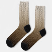 Gold 3d Muster Socken (Linkes Detail)