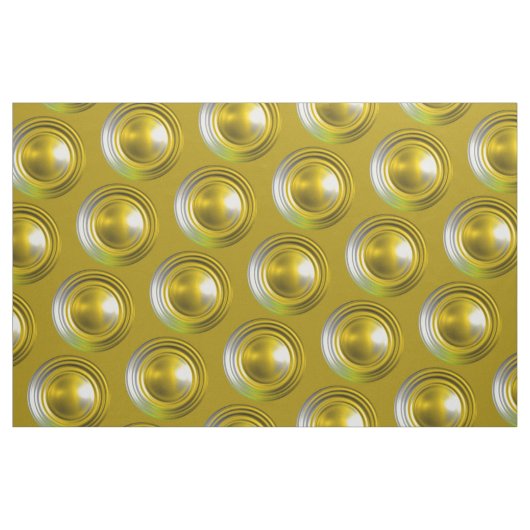 Gold 3d Muster Stoff (Fat Quarter (45,7 x 55,9 cm))
