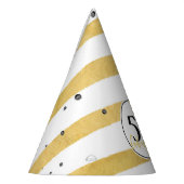 Gold 50 & Fabulous Birthday Confetti Papier Hats Partyhütchen (Links)
