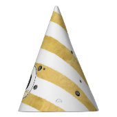 Gold 50 & Fabulous Birthday Confetti Papier Hats Partyhütchen (Rechts)