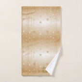 Gold 50. Hochzeitstag Badhandtuch Set (Handtuch)