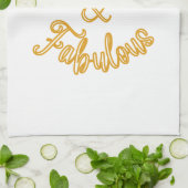 Gold 50 und fabelhaft geschirrtuch (Gefaltet)