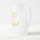 Gold 50 und fabelhaft mattglas bierglas (VorderseiteRechts)