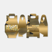 Gold 50th Wedding Anniversary Fvor Box Geschenkschachtel (Ungefaltet)