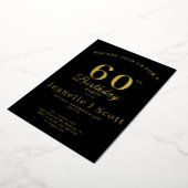 Gold 5" x 7" folieneinladung (Gedreht)