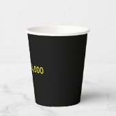 Gold $6.000 Marktzuwachs Pappbecher (Links)
