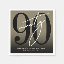 Gold 90th Birthday Party