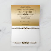 Gold 95. Geburtstagsweltbeste Custom Foto Frame Karte (Innenseite)