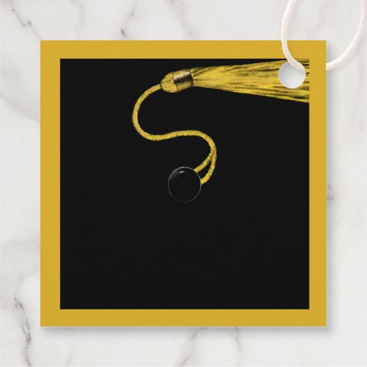 Gold-Abschluss 2025 Geschenkanhänger (Rückseite)