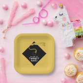 Gold Abschluss 2025 Party Pappteller (Party)