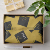 Gold Abschluss Class 2025 Seidenpapier (Geschenk)