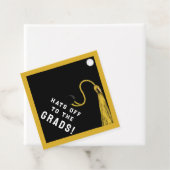 Gold Abschluss Glückwunschs Geschenkanhänger (Beispiel)