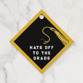 Gold Abschluss Glückwunschs Geschenkanhänger