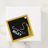 Gold Abschluss Glückwunschs Geschenkanhänger (Beispiel)