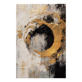 Gold Abstract Poster