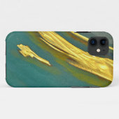 Gold Abstrakt Case-Mate iPhone Hülle (Rückseite (Horizontal))