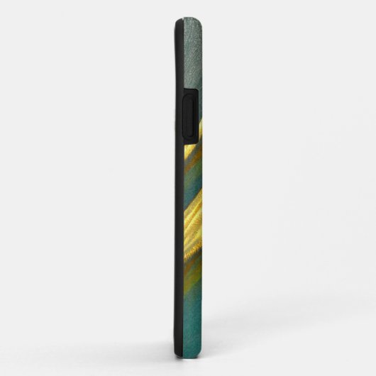 Gold Abstrakt Case-Mate iPhone Hülle (Hinten/Rechts)