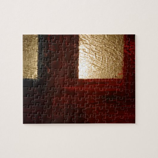 Gold Abstrakt Puzzle (Horizontal)
