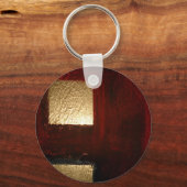 Gold Abstrakt Schlüsselanhänger (Vorderseite)