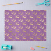 Gold Abstrakte Friedenssicherungen bei leichtem Li Seidenpapier (Basteln)