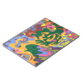 "Gold" Abstrakte Kunst Notizblock (Linke Seite)